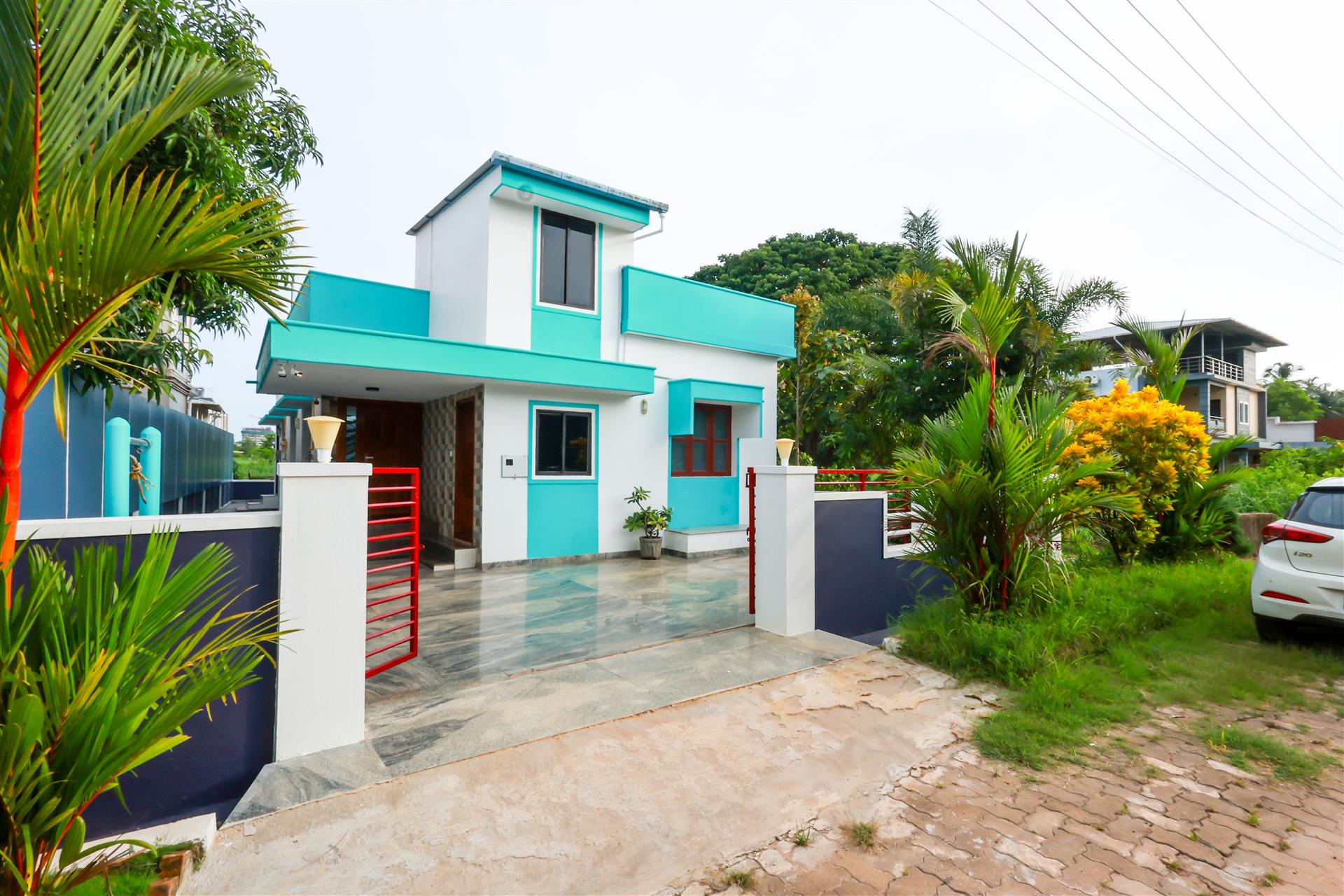 Aranya Ocean Breeze — Exterior view of the vacation home in Hosabettu, Mangalore